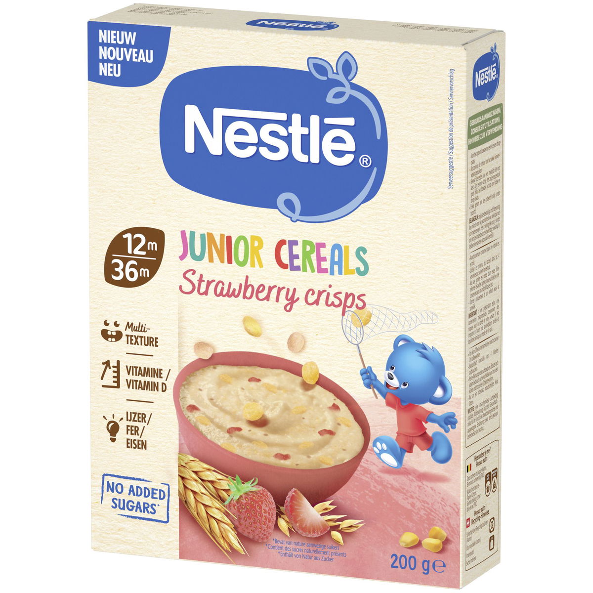NestléNestlé   Junior Cereals Strawberry crisps