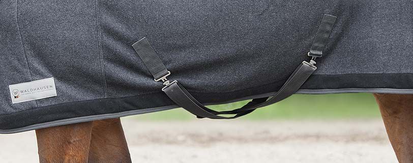 Waldhausen Esperia Zweetdeken - Paardendeken - Grijs - 125/175