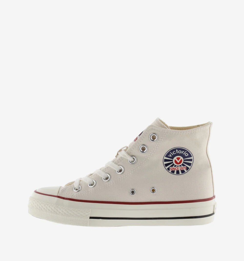 TRIBU BRILLO BOTTINE TOILE BRILLANTE Baskets montantes en toile pour femme CRUDO