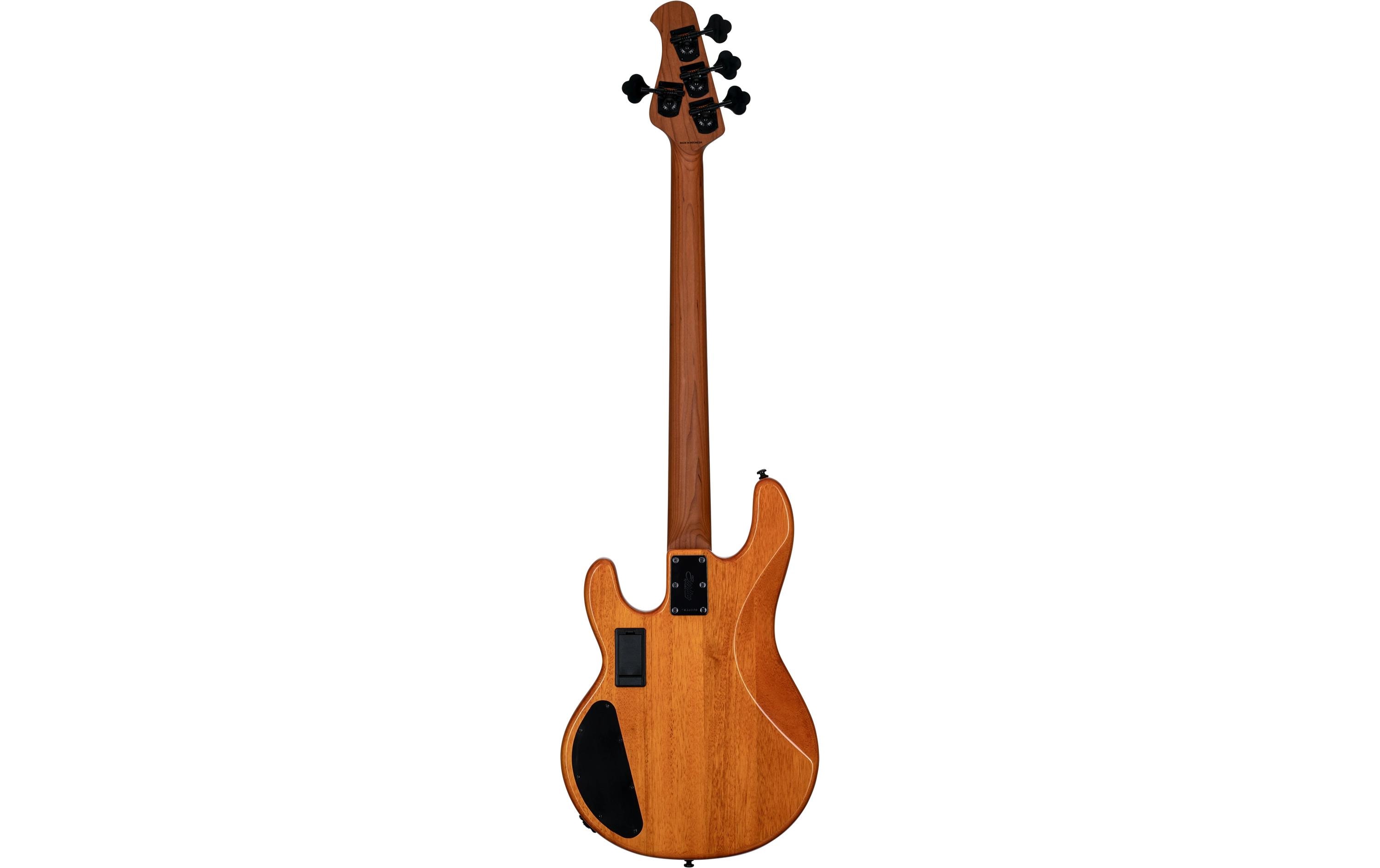 E-Bass StingRay Ray34 PB HH Amber<br>4-seitiger Bass mit Aktivelektronik und zwei Humbucker