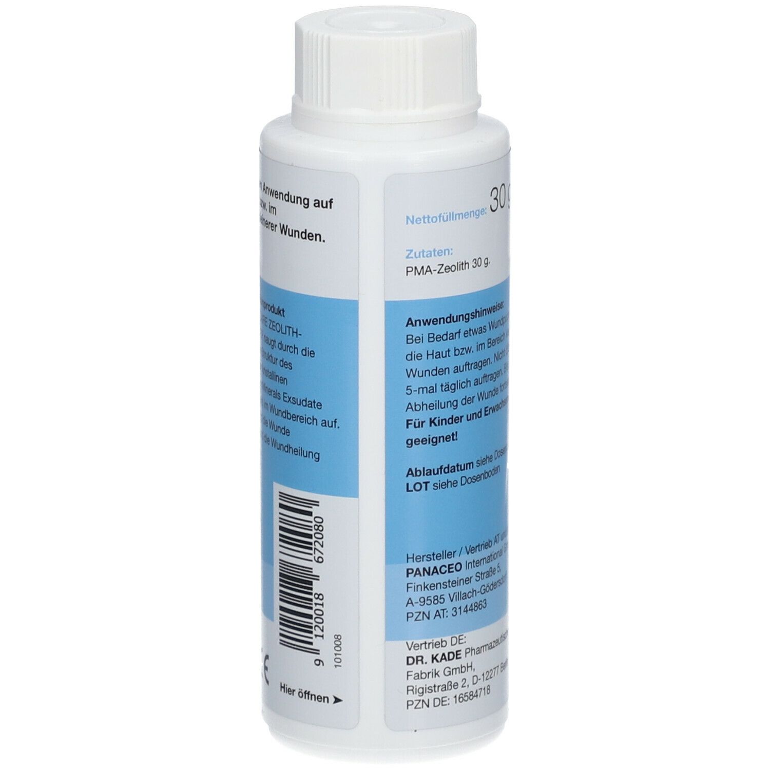 PANACEO CARE ZEOLITH-WUNDPUDER