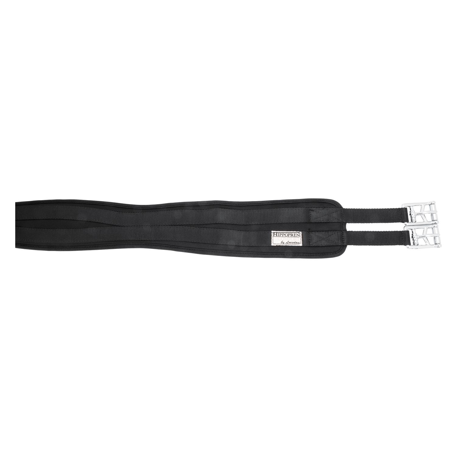 Loesdau Hippopren Sattelgurt Comfort Geltec  - schwarz