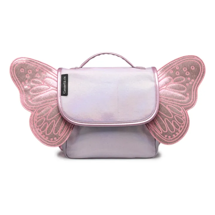 Caramel & Cie Cartable Papillon Irisé | Violet