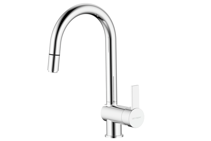 Geyser Max Flex køkkenarmatur krom