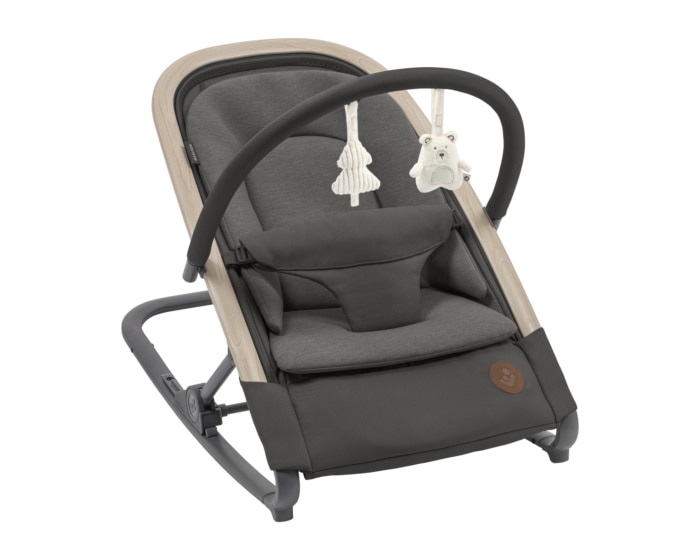 Kori Babywippe 0-24m   0 - 15 kg    Super bequemes Kissen für Neugeborene  |    2-in-1-Babywippe |    Mit einer Hand verstellbar |    Unterhaltsamer Spielzeugbogen |