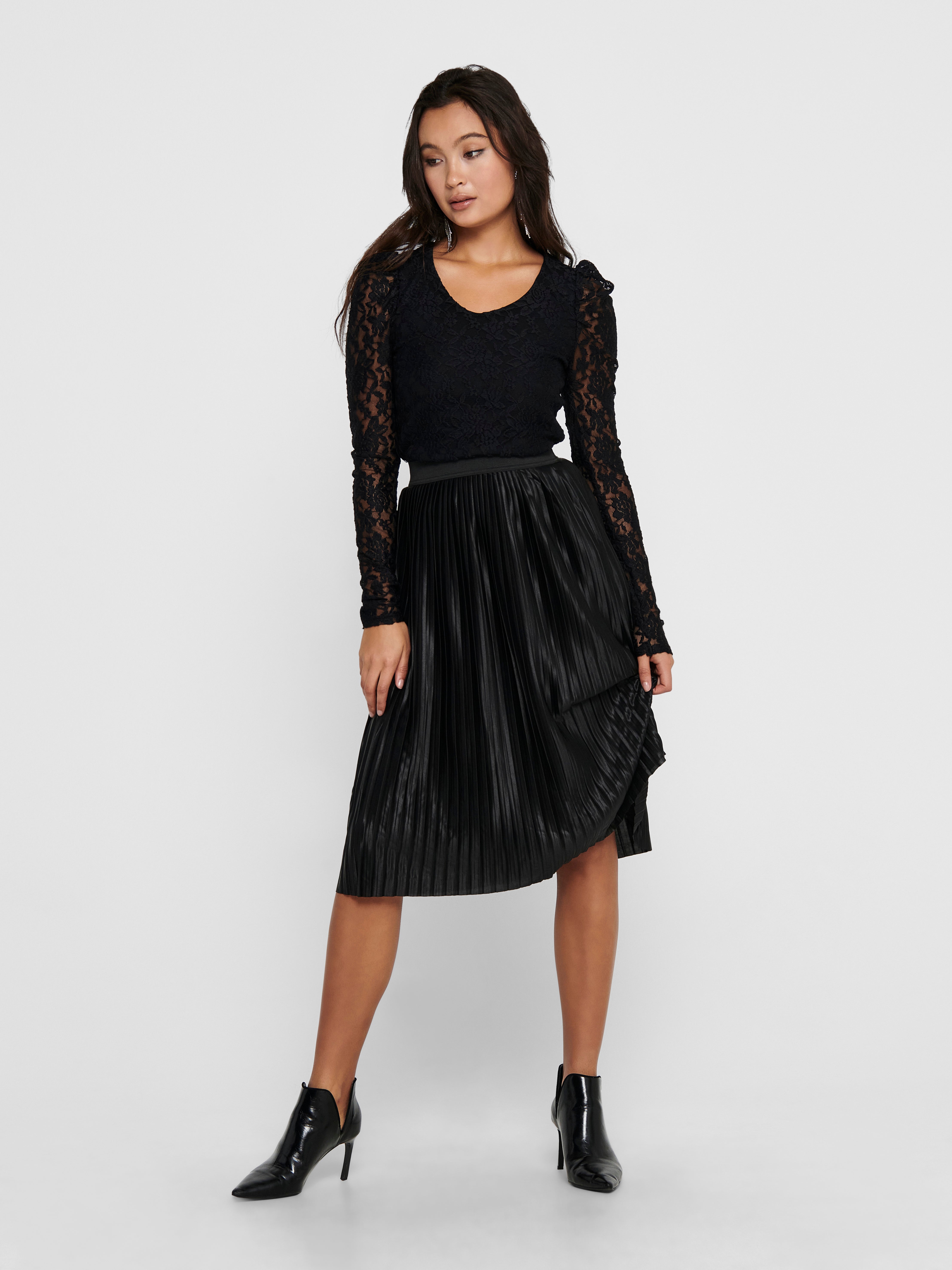 ONLPOULA Top Black