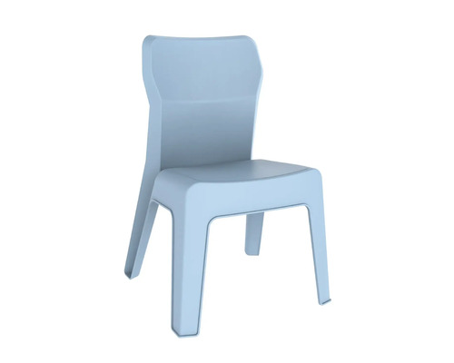 Jan kinderstoel van kunststof, 38x38,6x59,5 cm, blauw