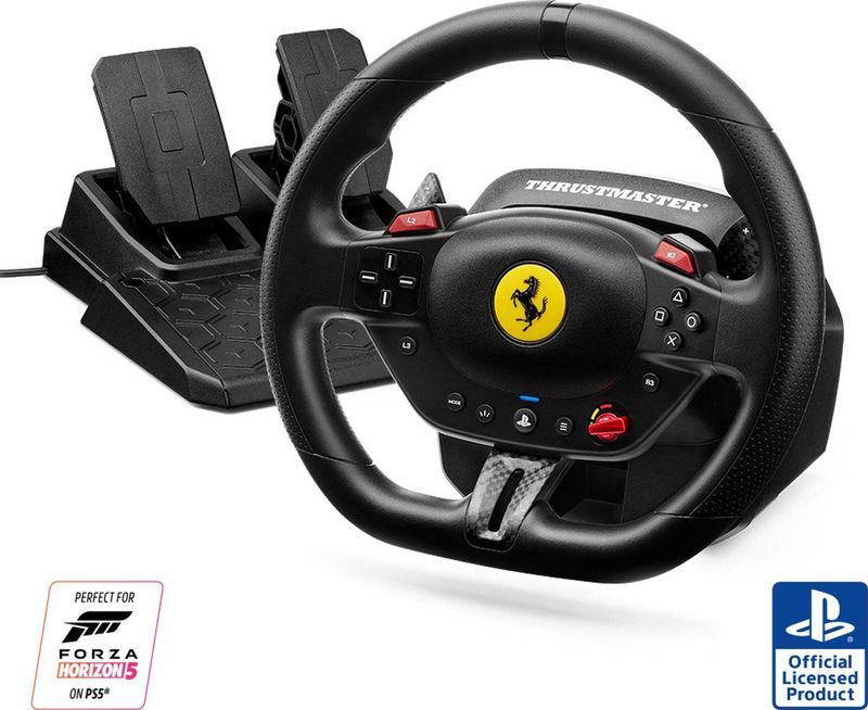 Thrustmaster T98 - Ferrari 296 GTB - Stuurwiel en Pedalen