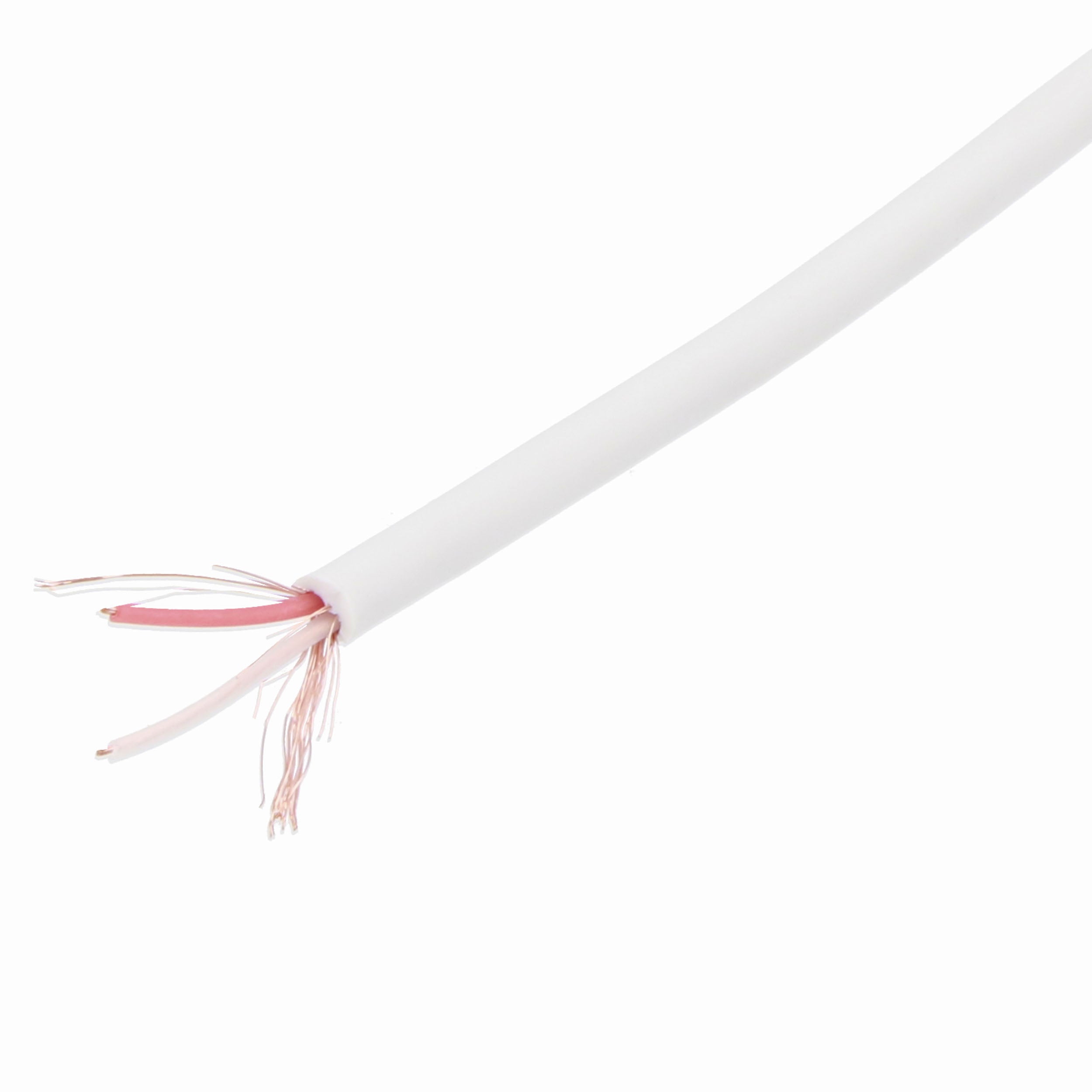Devine MIC50-W/R audiokabel, 2x 0.125 mm², ø 3.5 mm, per meter