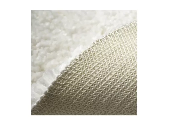 Tapis de bain rond Microfibre HIGHLAND Ø60cm Blanc Spirella