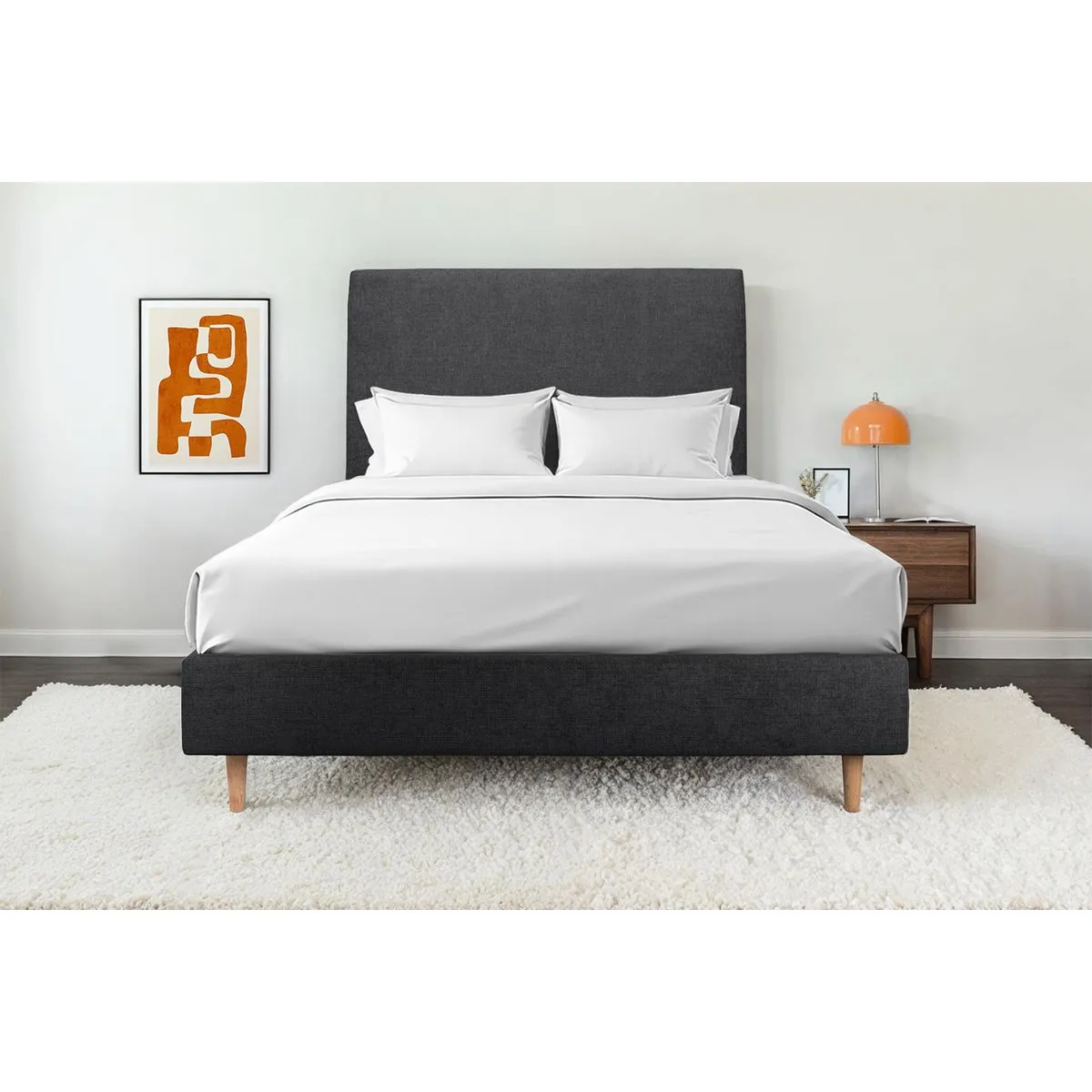 Sommeil de plomb Lit 140x200cm - Noir