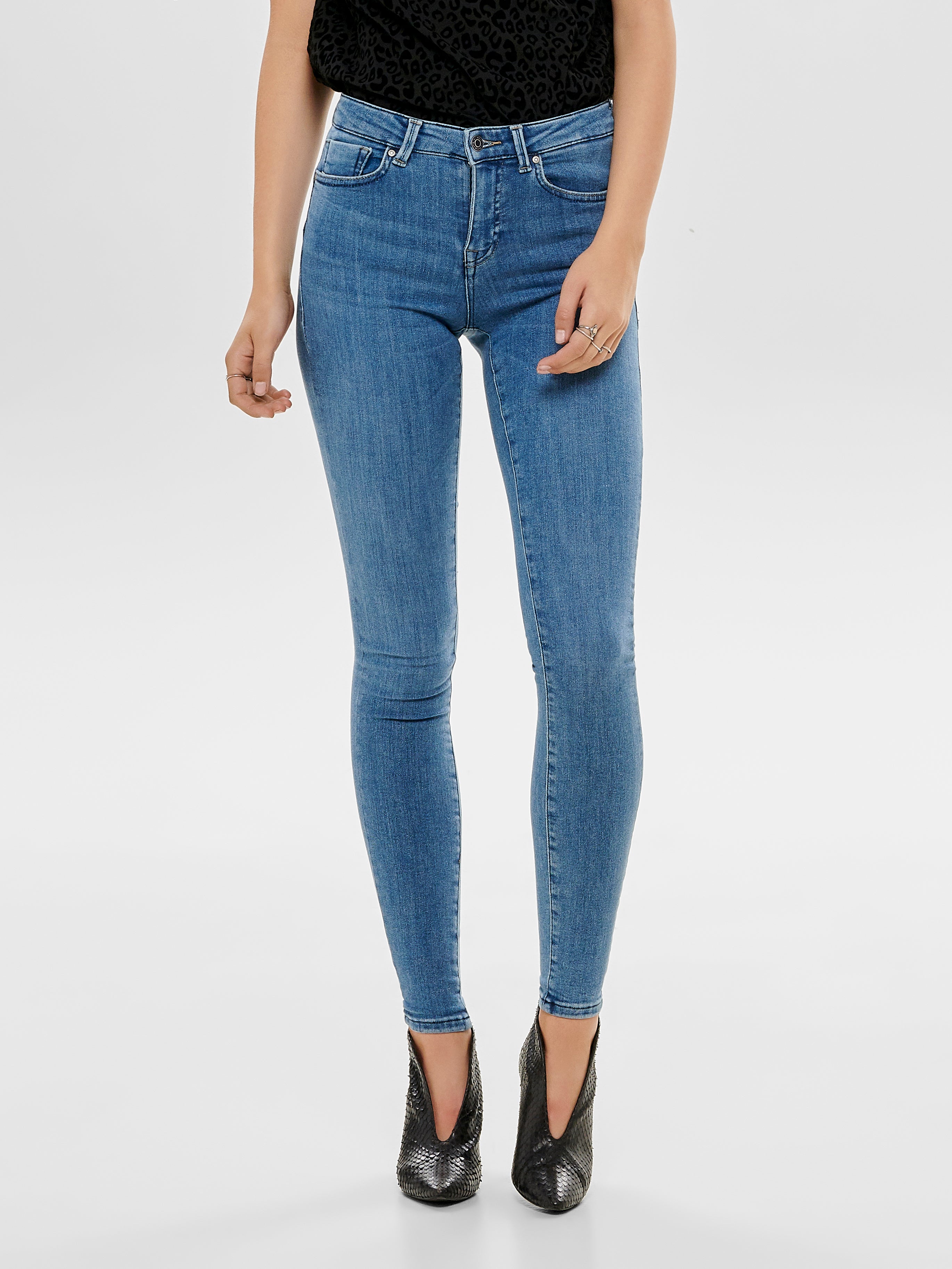 ONLPOWER Mittlere Taille Skinny Fit Jeans Light Blue Denim