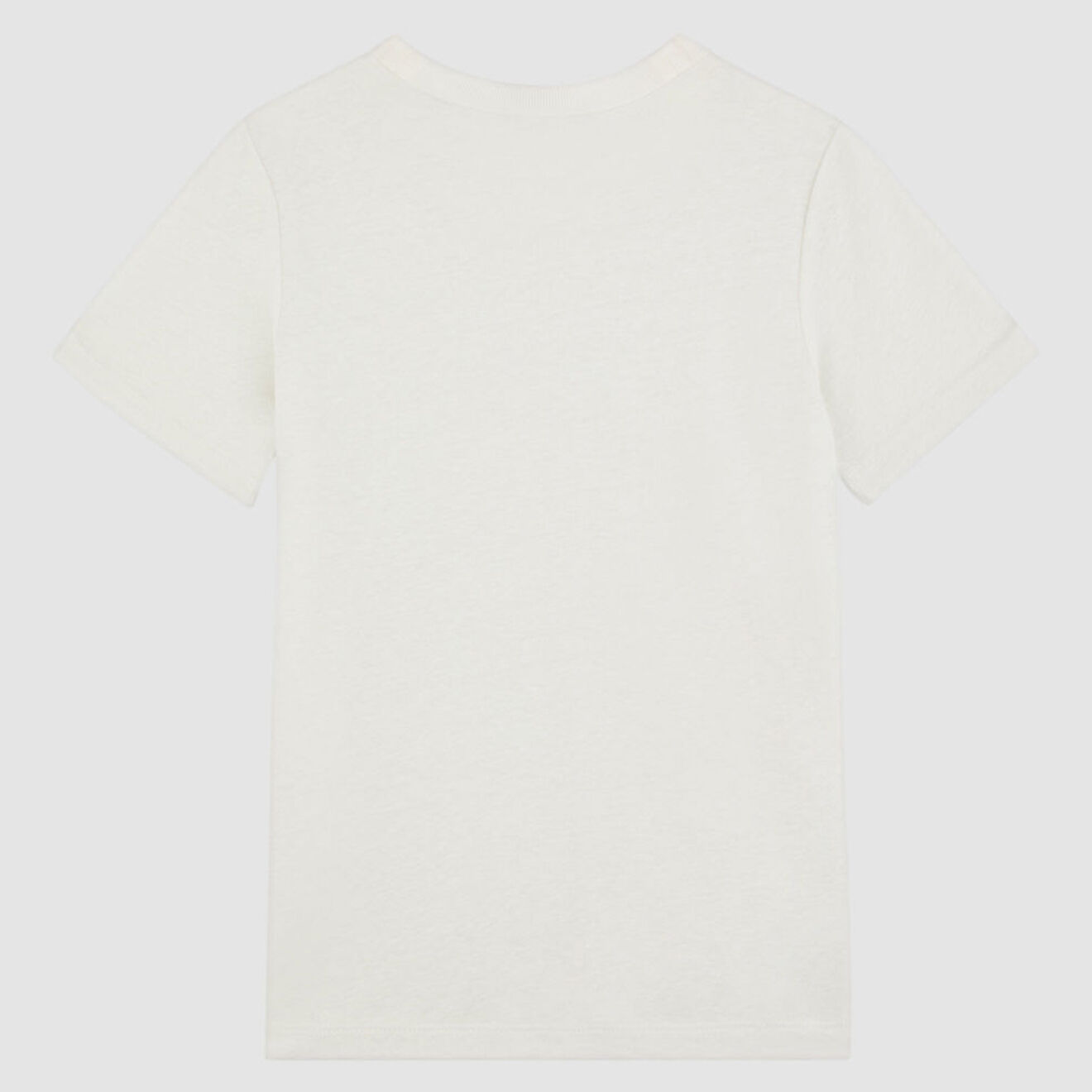 Scotch & Soda T-Shirt en Lin mélangé écru