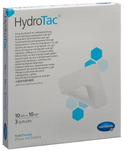HYDROTAC Wundverband 10x10cm steril, 3 Stück