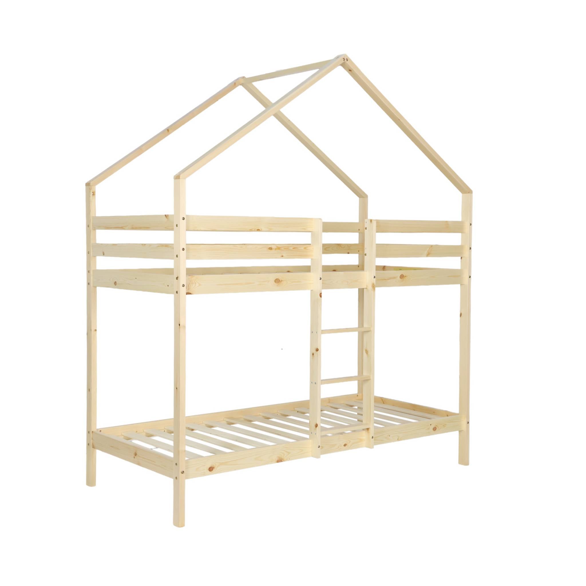 sweeek - Kinderstapelbed hut 90x190 cm