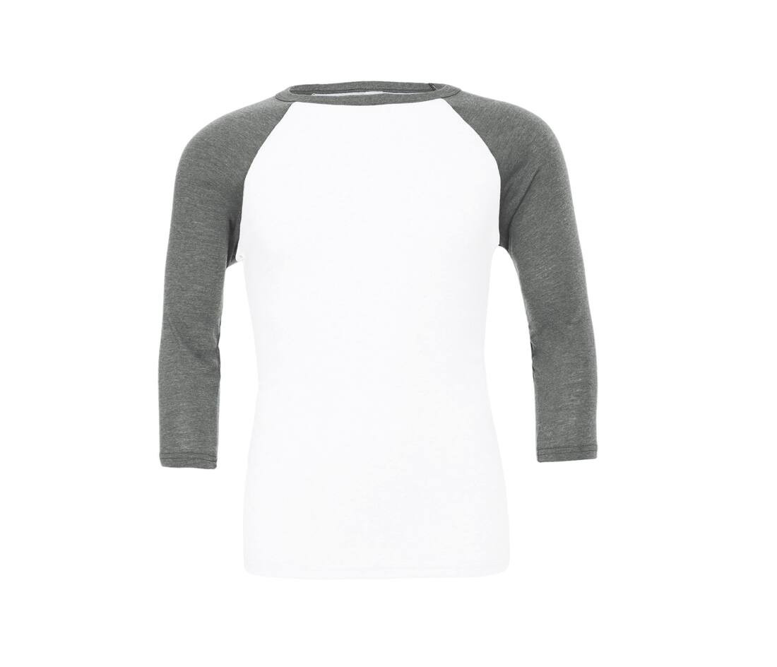 Bella Canvas BE3200 - T-shirt baseball manches ¾