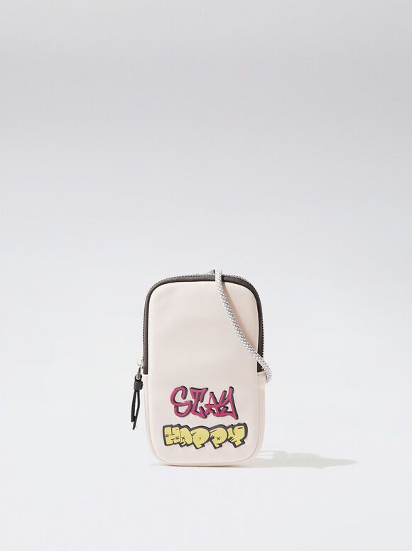 Bolsa para celular com efeito nylon - Bruta