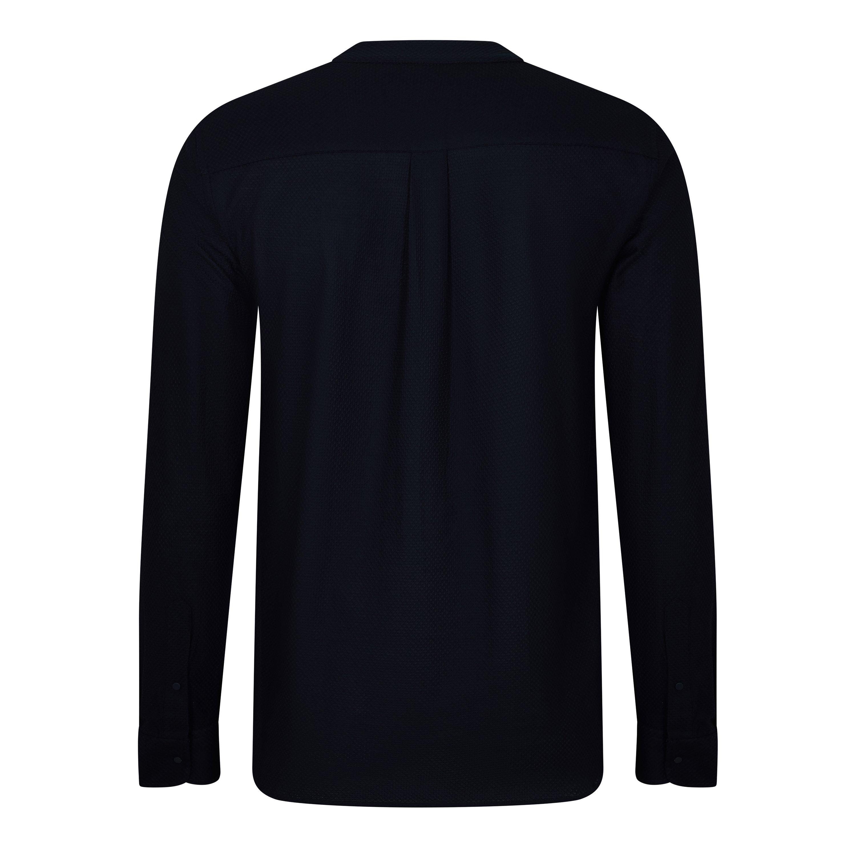 Emporio Armani V Neck Collarless Shirt