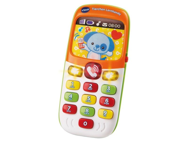 Vtech Lernhandy Tierchen Orange/Weiss Für Kinder ab 9 Monaten