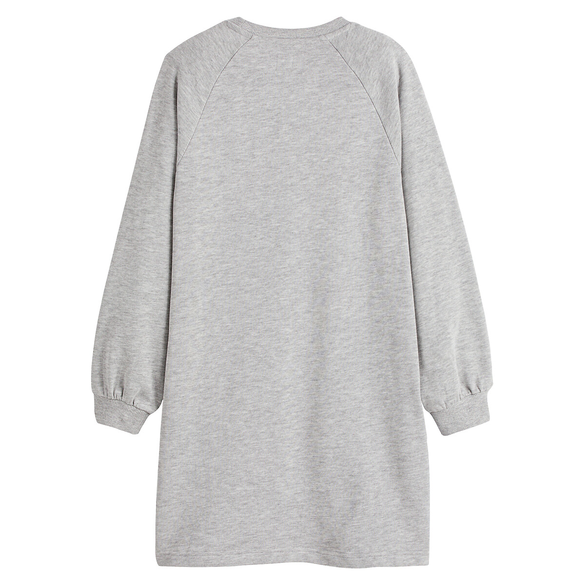 COLEÇÃO LA REDOUTE<br>Vestido reto com mangas compridas em fleece