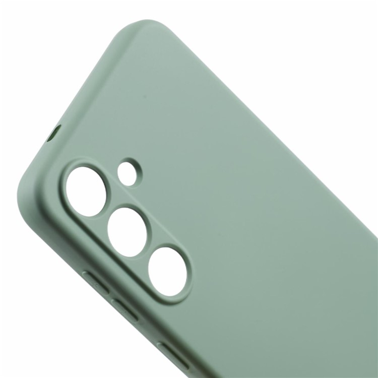 Samsung Galaxy S25 Gummi Case Hülle mit Kameraschutz - Grün (Matt)