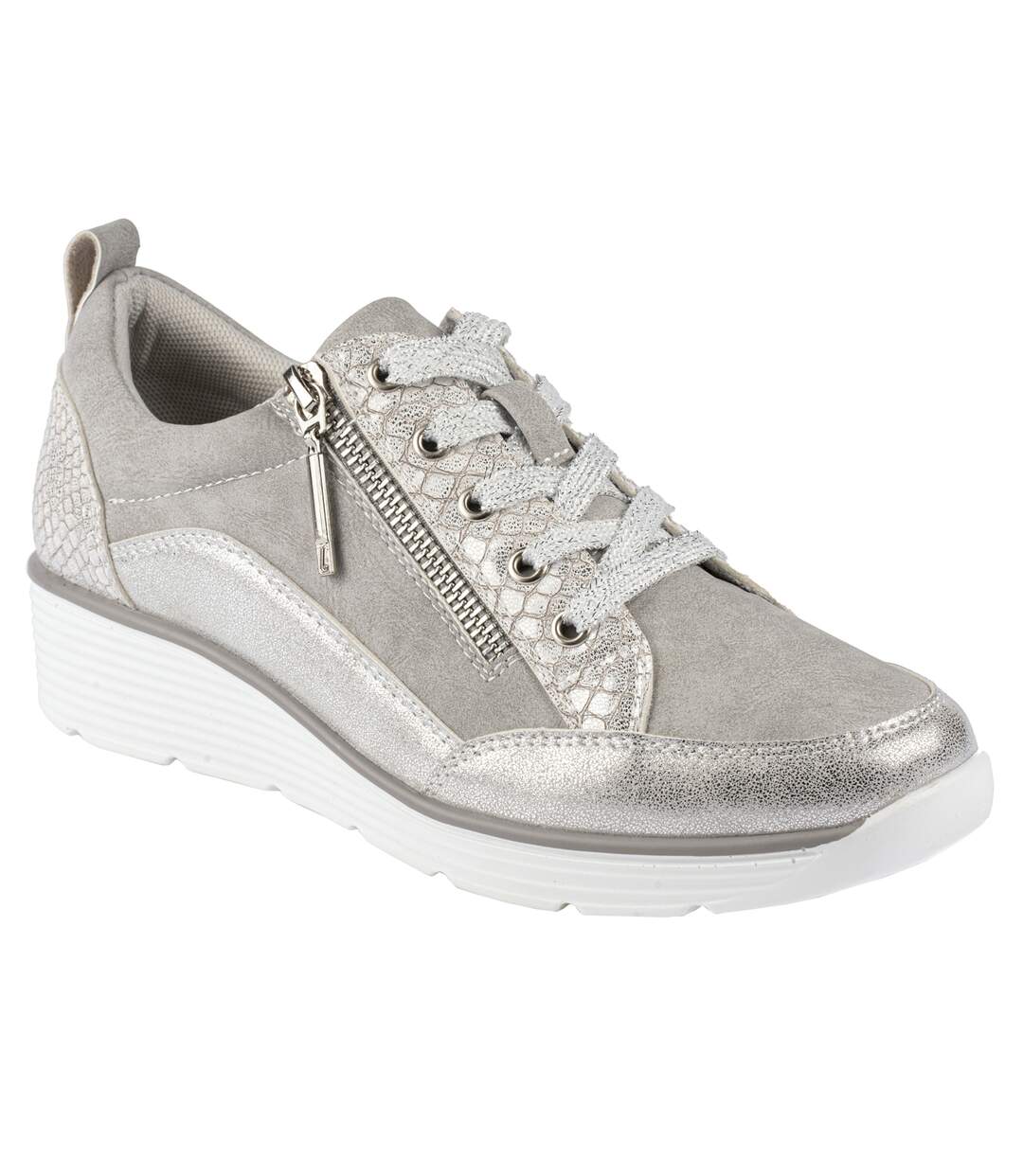 Lunar - Baskets KILEY - Femme (Argenté) - UTGS250