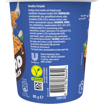 Unox Good Noodles Cup Teriyaki 65 g