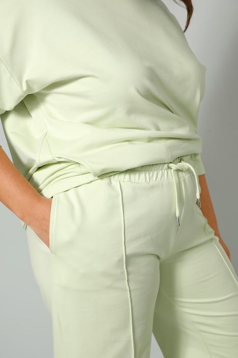 T-Shirt, oversized, Rundhals, Langarm
