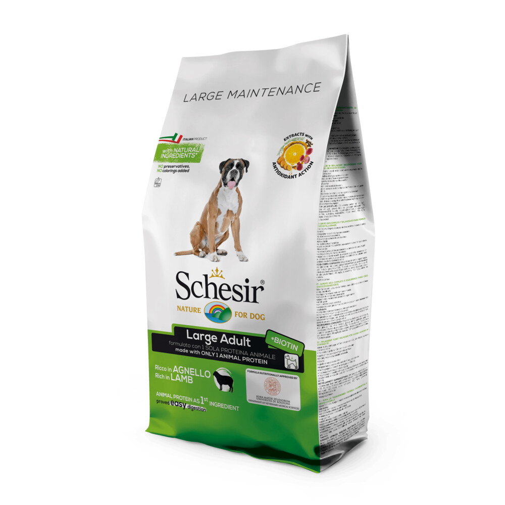 Schesir Hondenvoer Dry Large Lam12 kg