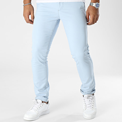 Pantalon Chino Bleu Clair