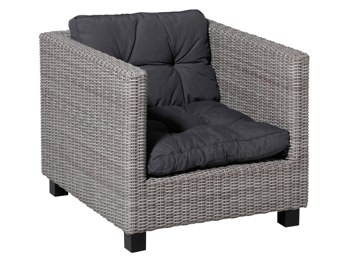 Madison Panama Grey Florance rugkussen