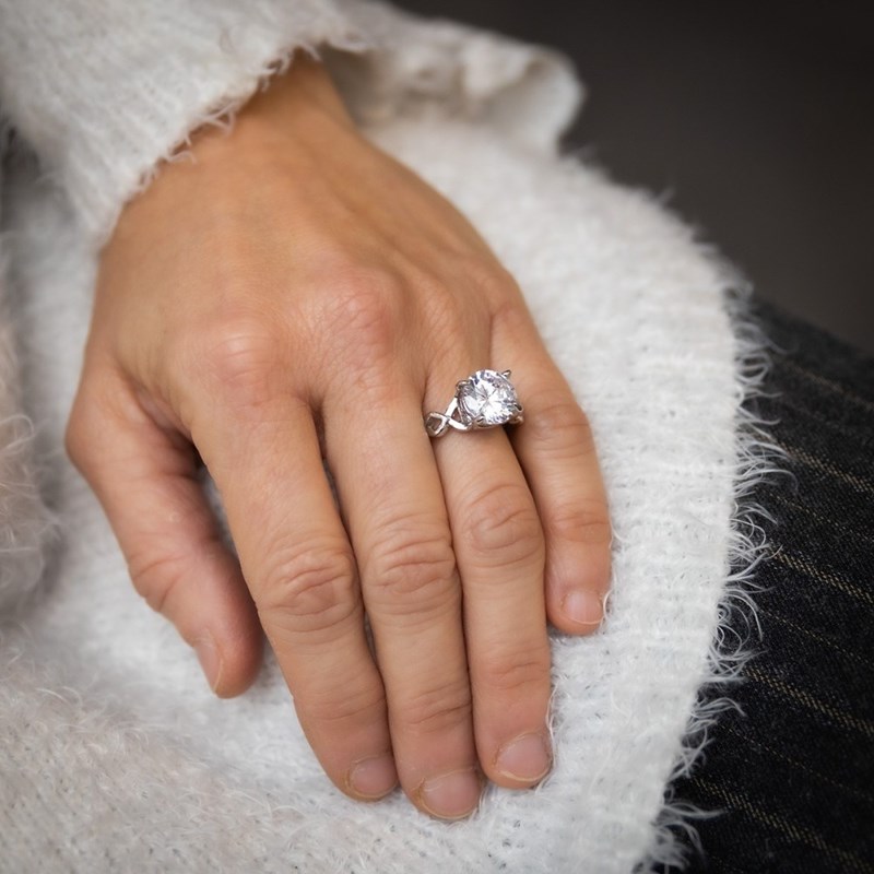 Bague Femme Rhodium GALINA