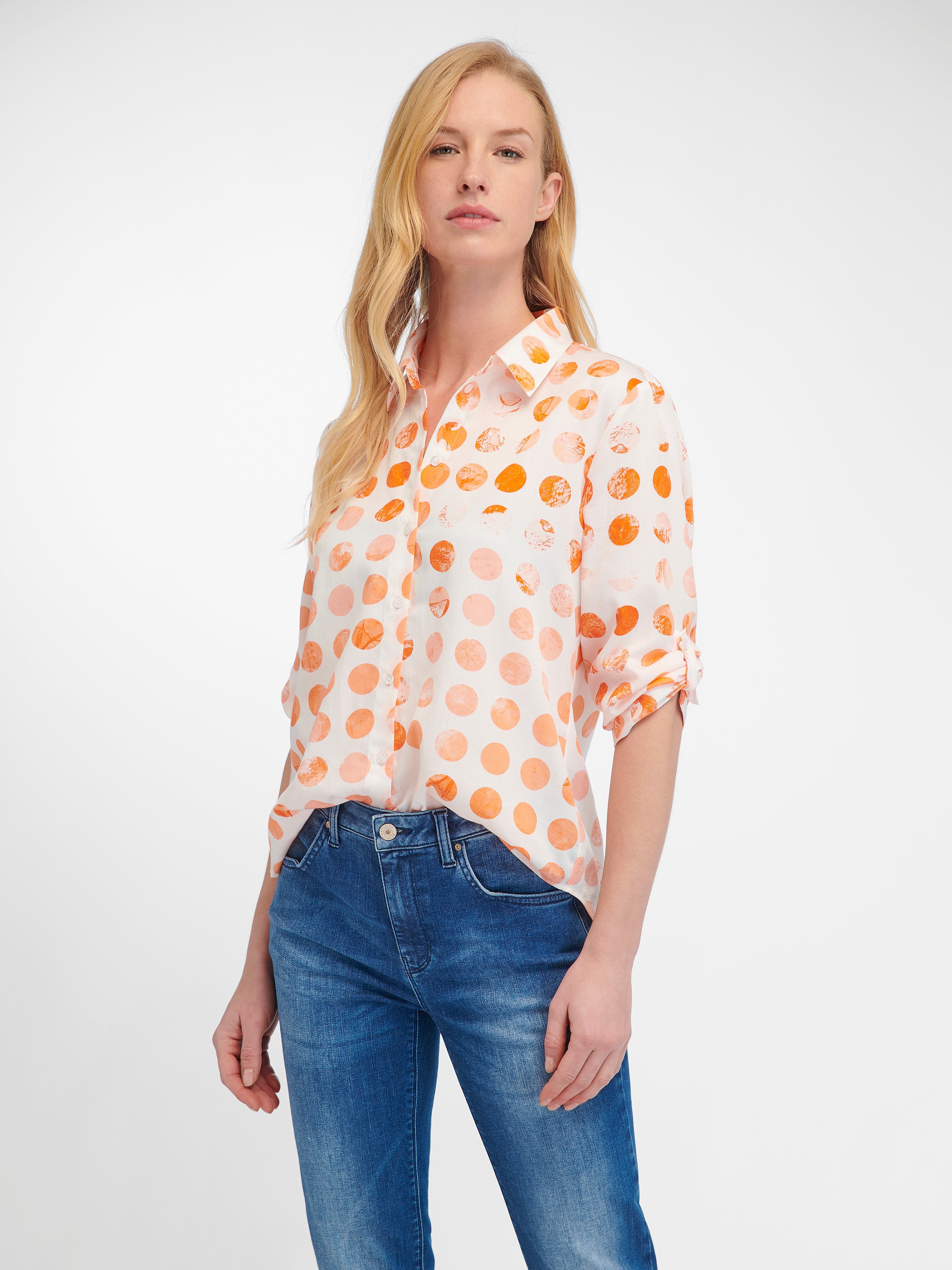 Bluse mit 3/4-Arm