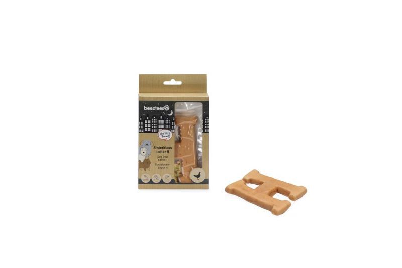 Beeztees Sint letter H - Hondensnack - kip