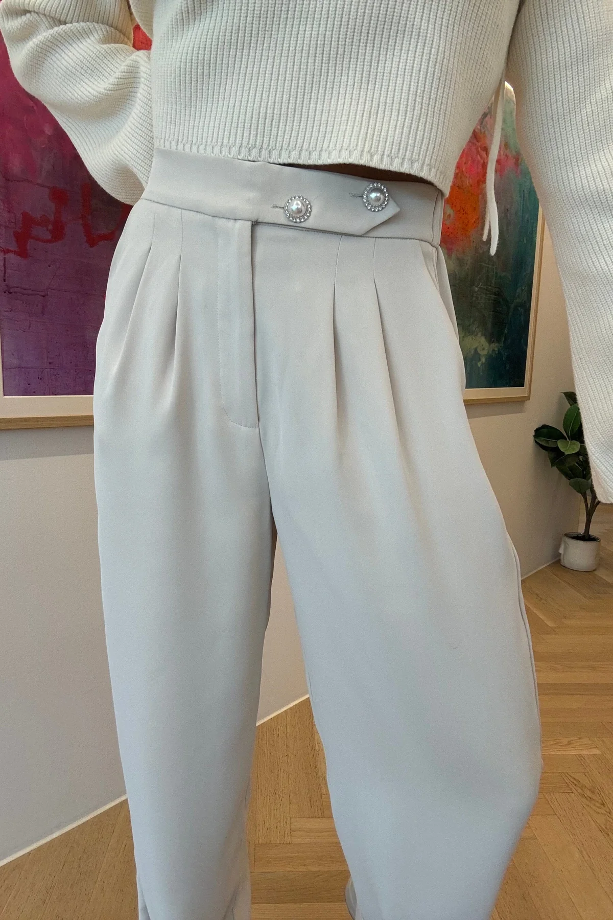Valentin Studio Josie Pants ivory