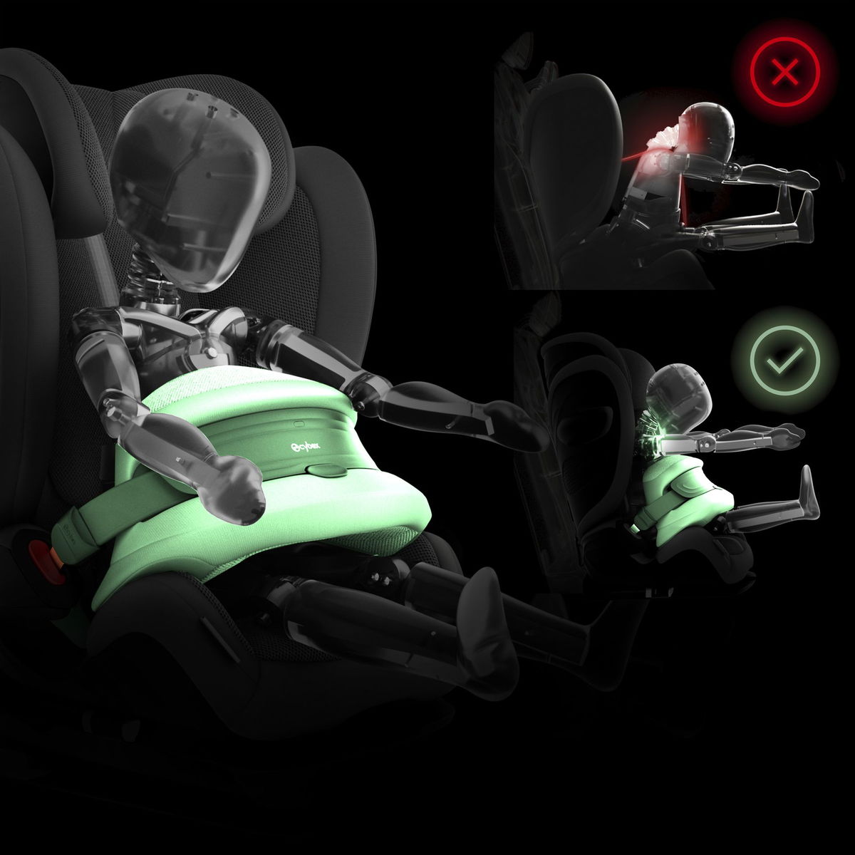 CYBEXCYBEX   Pallas G3 Plus moon black black