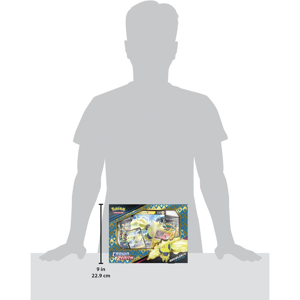 Pokémon-Sammelkartenspiel: Crown Zenith Kollektion – Regieleki V oder Regidrago V Sortiment