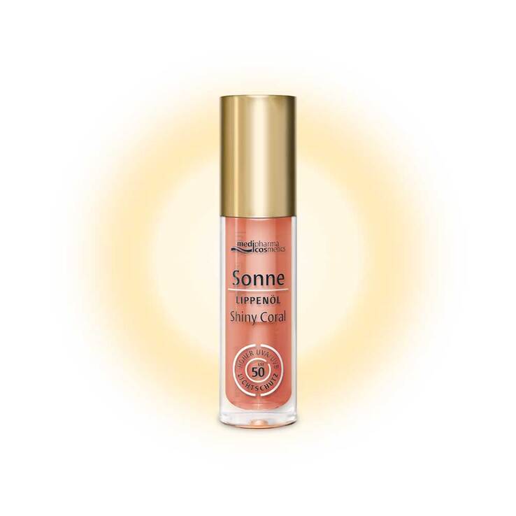 Sonne Lippenöl shiny coral LSF 50, 4 ml