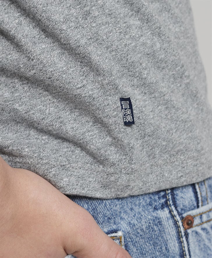 Superdry VINTAGE LOGO EMB TEE Noos grey marl
