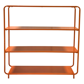 KARWEI wandkast Ezra oranje metaal laag model
