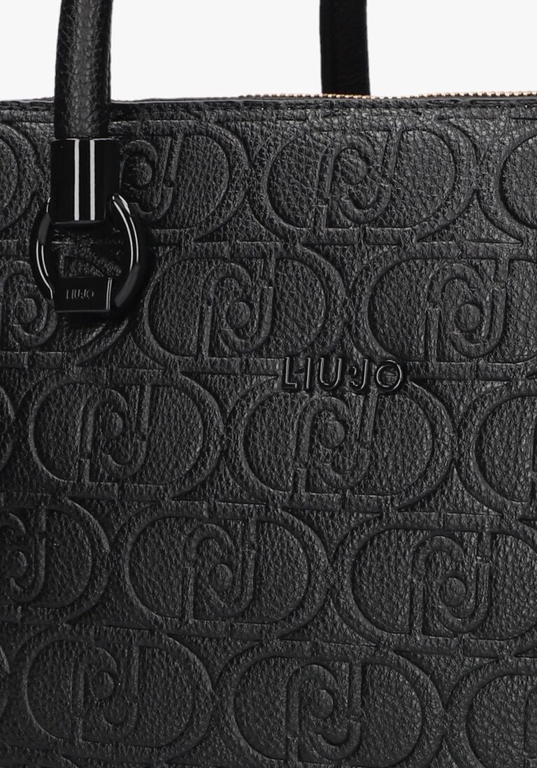 LIU JO zwarte liu jo handtas ecs m satchel double zip
