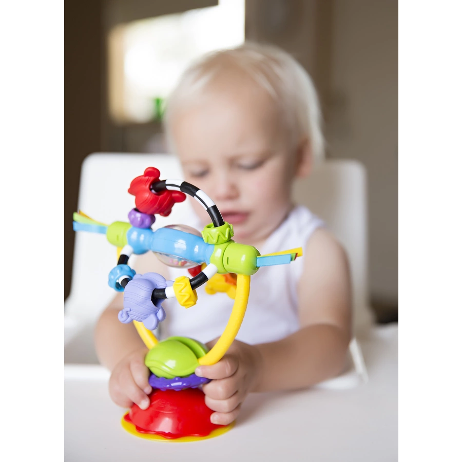 playgro Drehrassel mit Saugfuß für Tische und Hochstühle