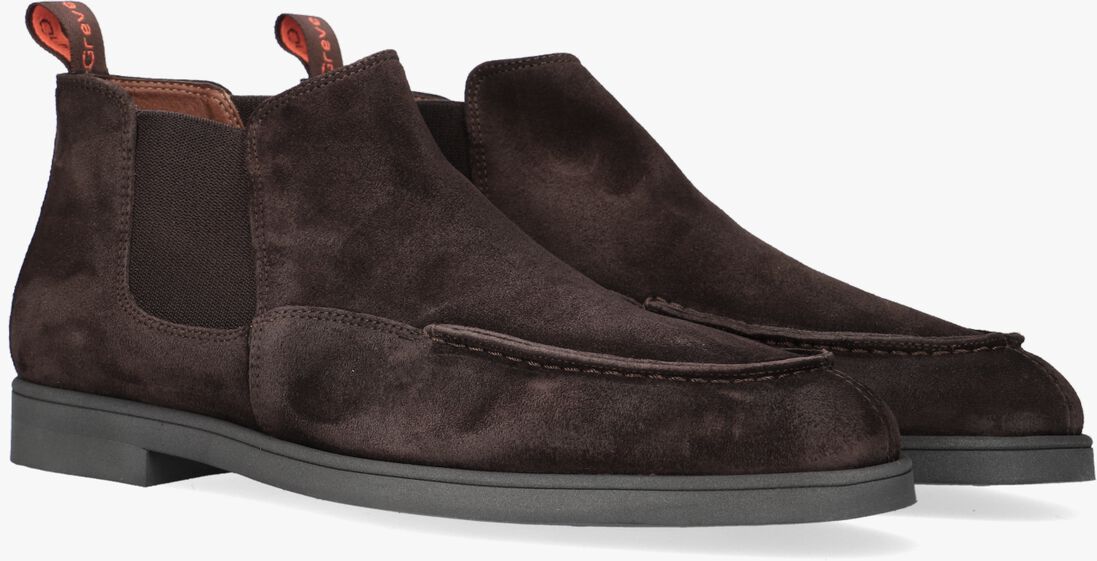 bruine greve chelsea boots tufo 1737