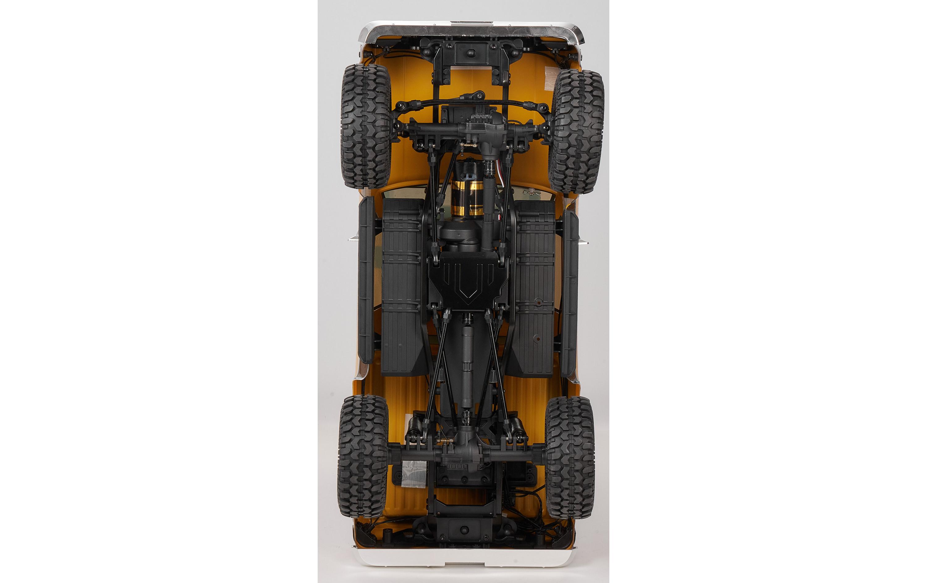 Scale Crawler FCX10 Chevrolet K5 Blazer Braun, ARTR, 1:10<br>Rock Crawler mit detaillierter Chevrolet Blazer Karosserie, 2-Gang Getriebe udn Differentialsperren