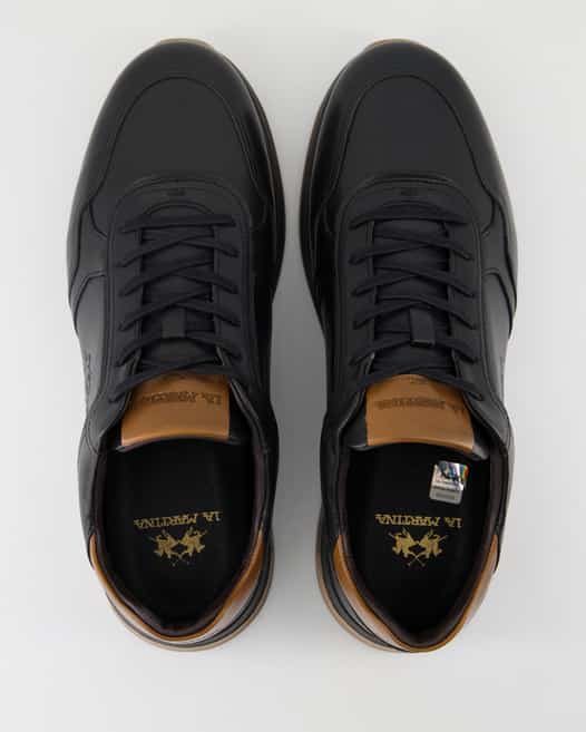La Martina LFM242.060.3100 Sneaker in Schwarz