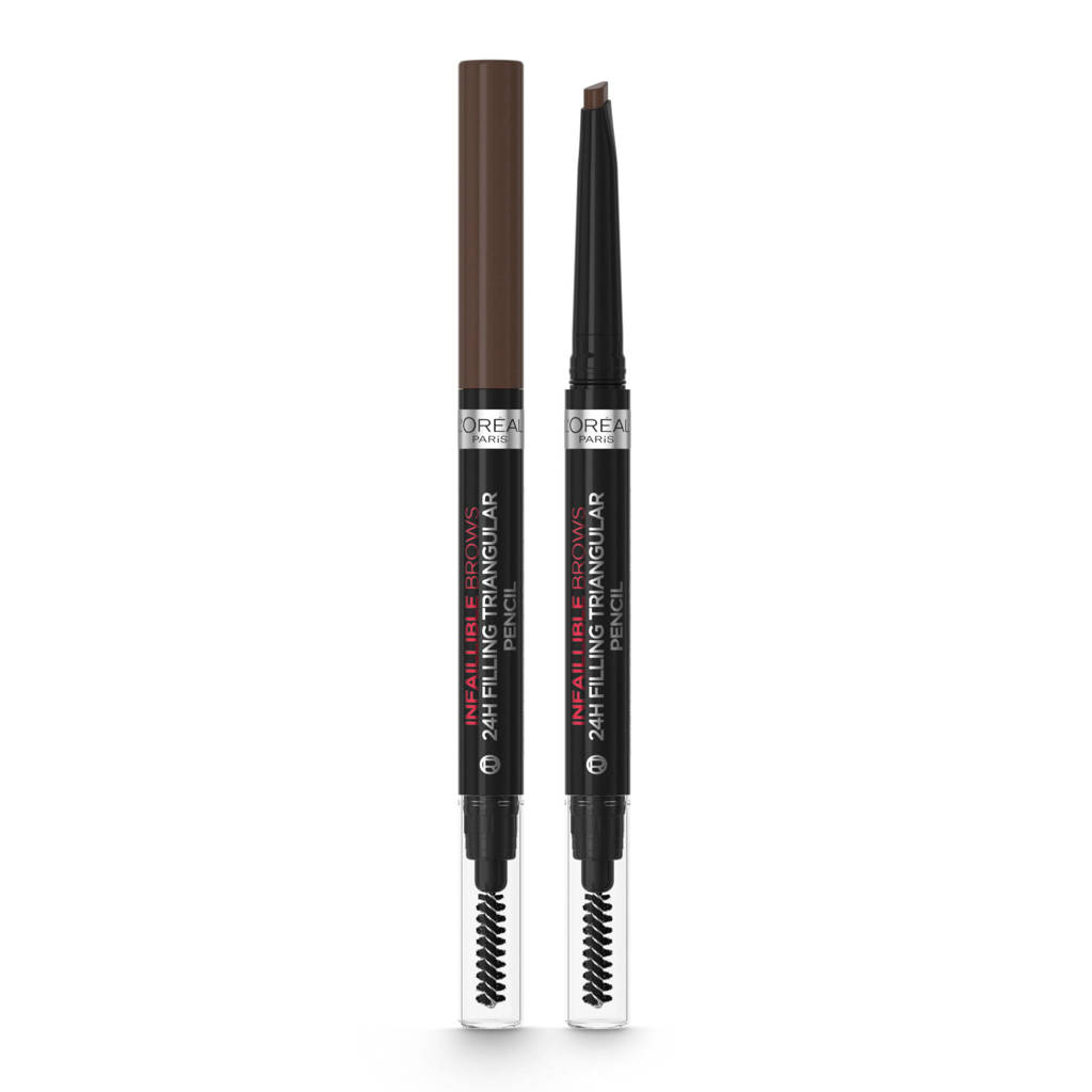 Het wenkbrauwpotlood wat iedereen moet hebben!Infaillible Brow 24H Filling Triangular Pencil wenkbrauwpotlood - 3.0 brunette