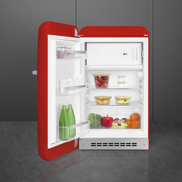 Smeg 50's Style køleskab med fryser FAB10LRD6 (rød)