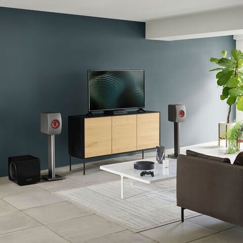 KEF LS50 Wireless II – compacte en draadloze hifi-luidspreker Grijs