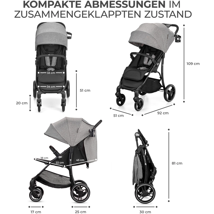Kinderkraft Buggy TRIG 2 gray