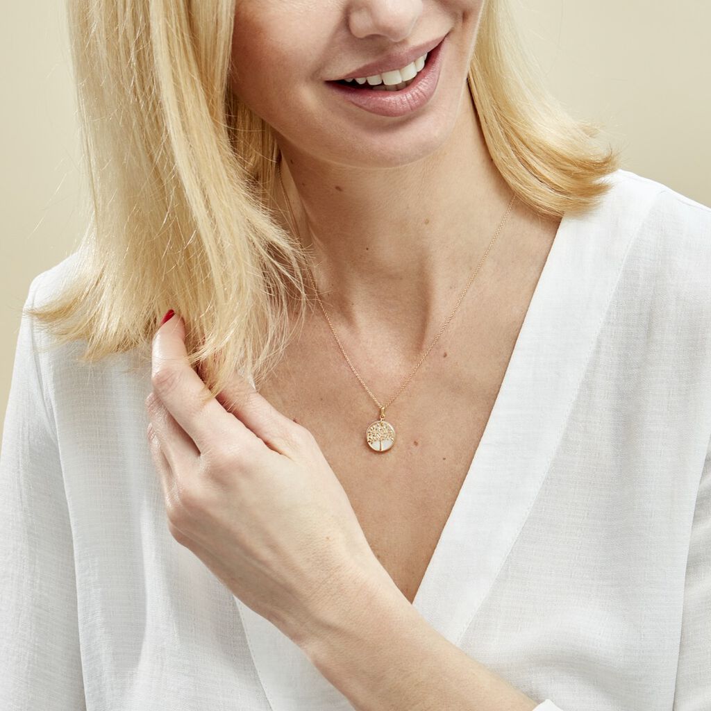 Pendentif Or Jaune Noamie Nacre